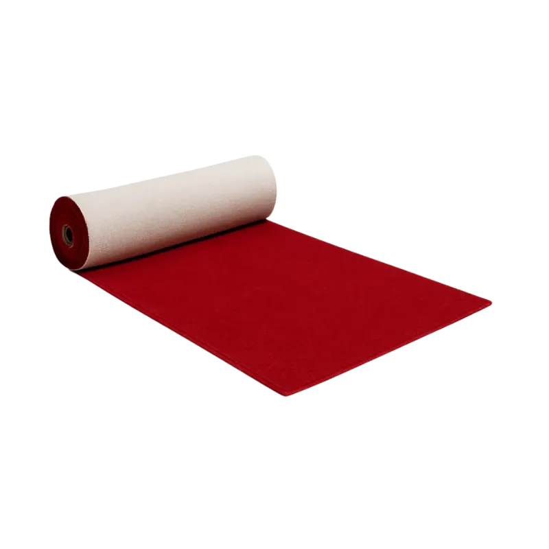 Tapis de passage rouge